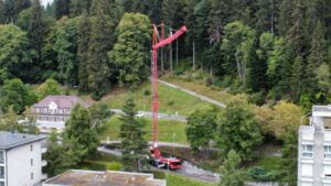 Mehr über den Artikel erfahren Pneukran-Einsatz im PH Ost 2